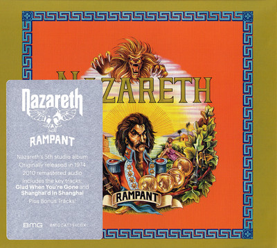 Nazareth ~ Rampant (1974) CD 2018 BMG / Union Square Music Germany    NEW   