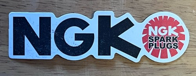 #ad #ad NGK Spark Plugs Sticker. Approx Size: 4”X 1”inch *Glossy* Free Ship W Tracking $3.29