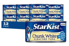 StarKist Chunk White Albacore Tuna in Water 12 Oz Pack of 12