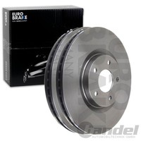 2X Eurobrake Bremsscheiben 320Mm BelÜFtet Hinten Vorne Passend FÜR Nissan