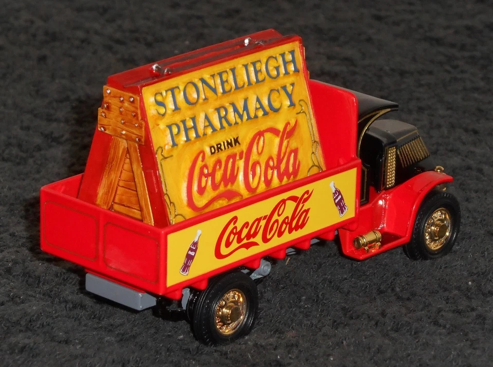 Matchbox YPC03-M 1920 Mack AC Truck Coca Cola Coke Stoneliegh Pharmacy COA NIB - Image 3 of 4