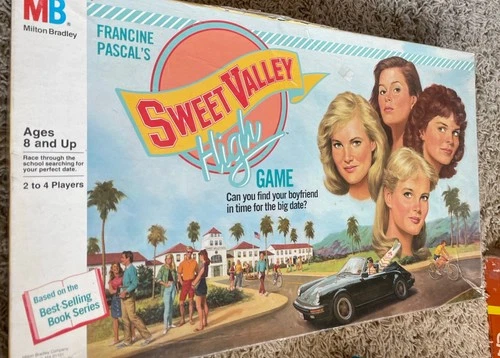 Vintage 1988 Sweet Valley High Board Game Milton Bradley - Complete!