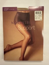 Nordstrom Support Control Panty Denier Leg Light Beige Pantyhose Size Plus 3011