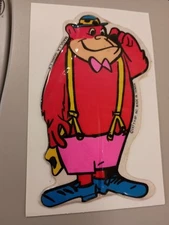 vintage 80's puffy Hannah Barbera Magilla Gorilla sticker *restored*