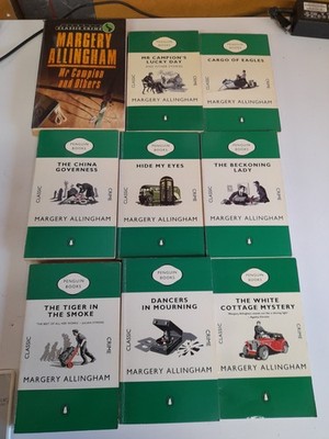 Margery Allingham 9 Book Bundle Hide my eyes Beckoning Lady Dancers in Mourning