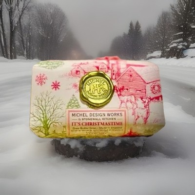 Michel Design Works It s Christmas Time Shea Butter Soap 8.7oz Sealed England