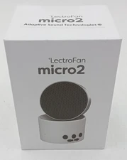 LectroFan Micro2 Sound Machine and Stereo Bluetooth Speaker New Sealed