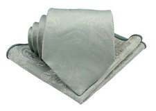 Mens Silk Paisley Tie Set Necktie and Pocket Square - Available in Standard ...