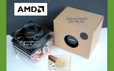 AMD CPU COOLING FAN FOR PHENOM II X6 1055T 1065T 1075T SOCKET AM3+ AM3 - NO CPU