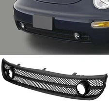 Bumper Kit For 01-2005 Beetle Front Valance & Grille Assembly & Bumper Trim 3PC