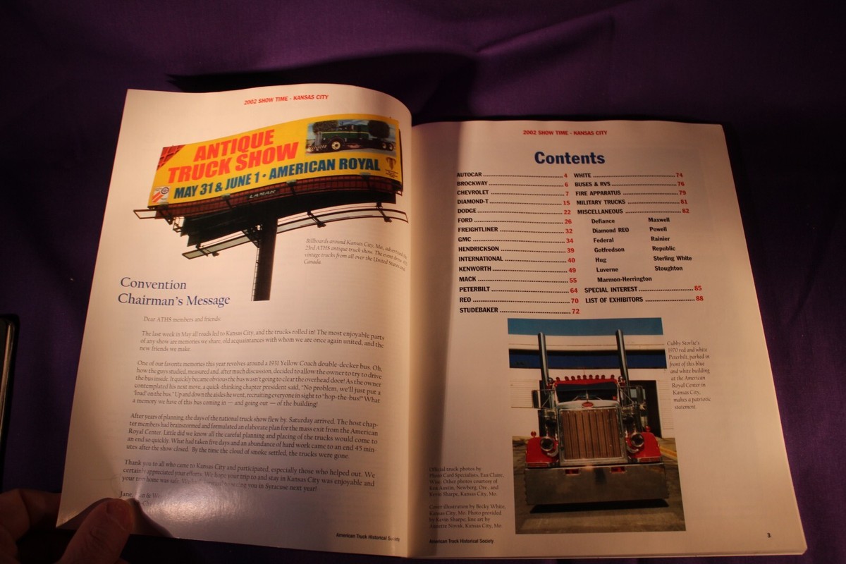 2002 ATHS Truck Show Time Photo Book Wheels of Time 9th | eBay