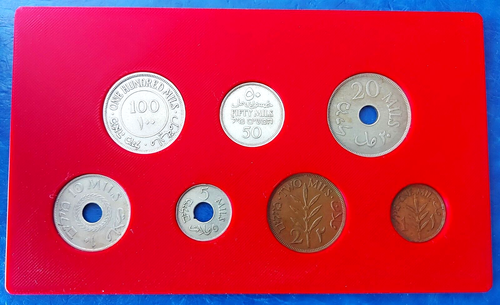 Juego Completo de Israel Palestina 1927-1946 Mandato Británico - Lote de 7 Monedas - Imagen 2 de 2