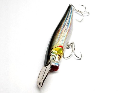 Bass Fishing Lure Surface Swimming Ultra Shallow Dive Dual Baitfish 85mm 22g - Picture 16 of 66
