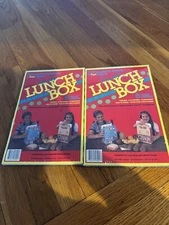 Vintage General Box Company’s Reusable Lunch Boxes Kids Set Of 10 Sealed