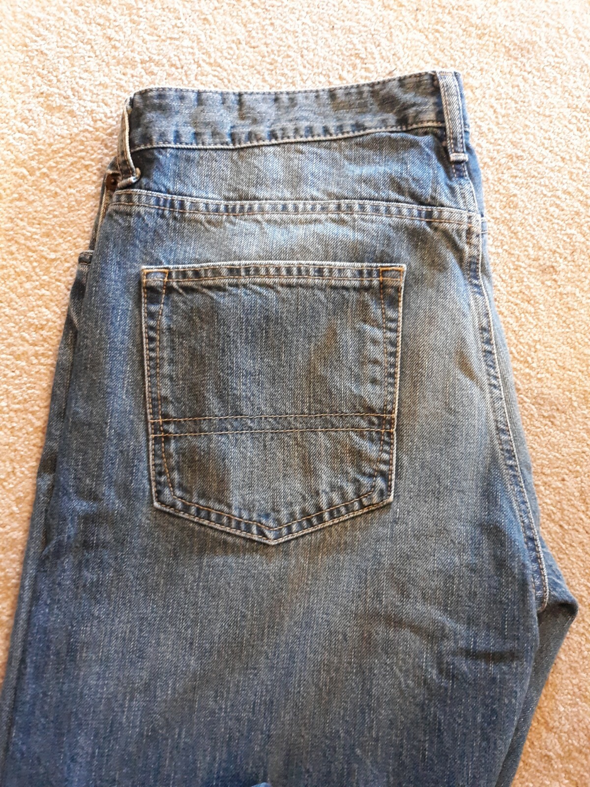 MEN'S JEANS SIZE 34 RELAXED FIT BLUE TOMMY HILFIGER 34 X 32 thumbnail 8