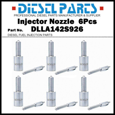 6x Fuel Injector Nozzle DLLA142S926 for Mercedes BENZ OM352