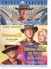 No Disc ORIGINAL COVER ART Triple Feature 2010 DVD Cover Crocodile Dundee