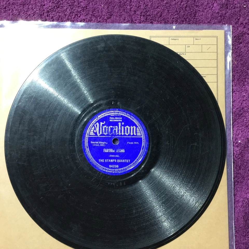 The Stamps Quartet 78 Rpm Lot of (2) Various G - Image 2 of 4