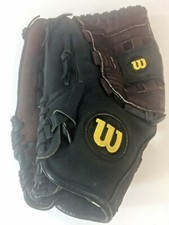 Wilson A450 Baseball Glove, Right Hand Youth Black and Brown, 12 " EUC