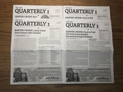the COIN DEALER newsletter - Quarterly I - Complete Set 2016 (4 Issues)