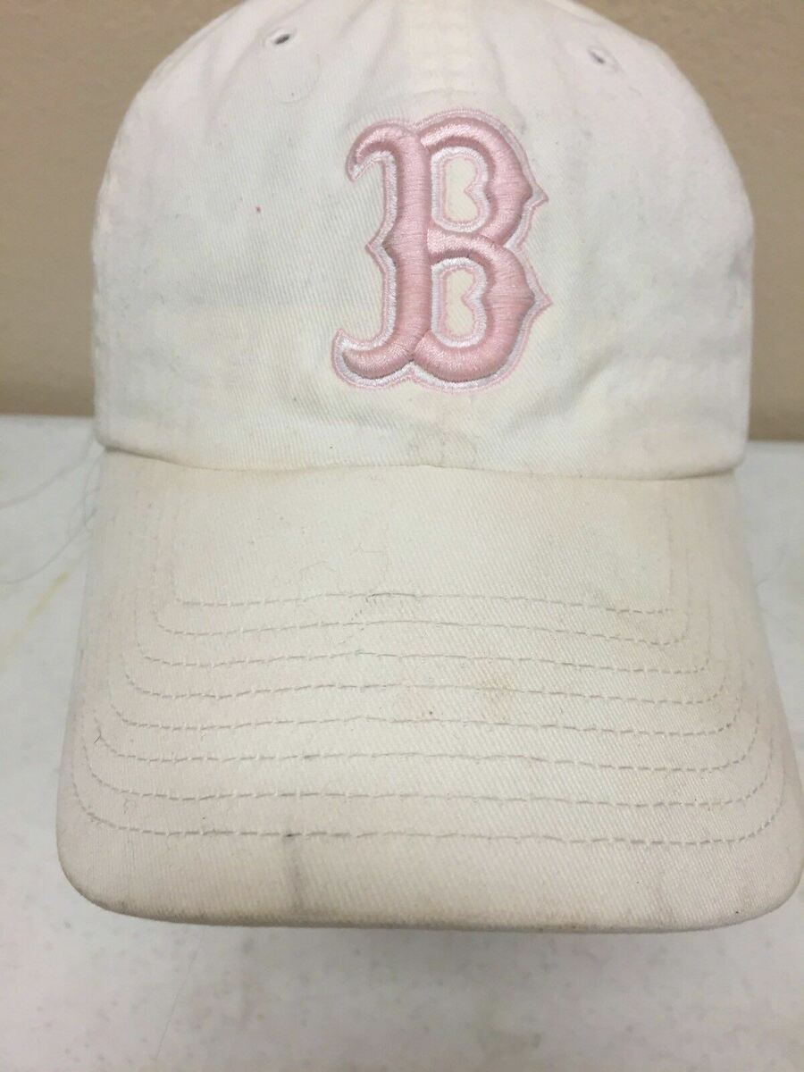 Boston Red Sox White Pink Hat Cap MLB Team Baseball Hat
