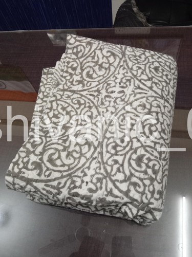 Indian Hand Block Print Cotton Kantha Quilt Bedspread Blanket Throw Bedding Gudr - Picture 4 of 7