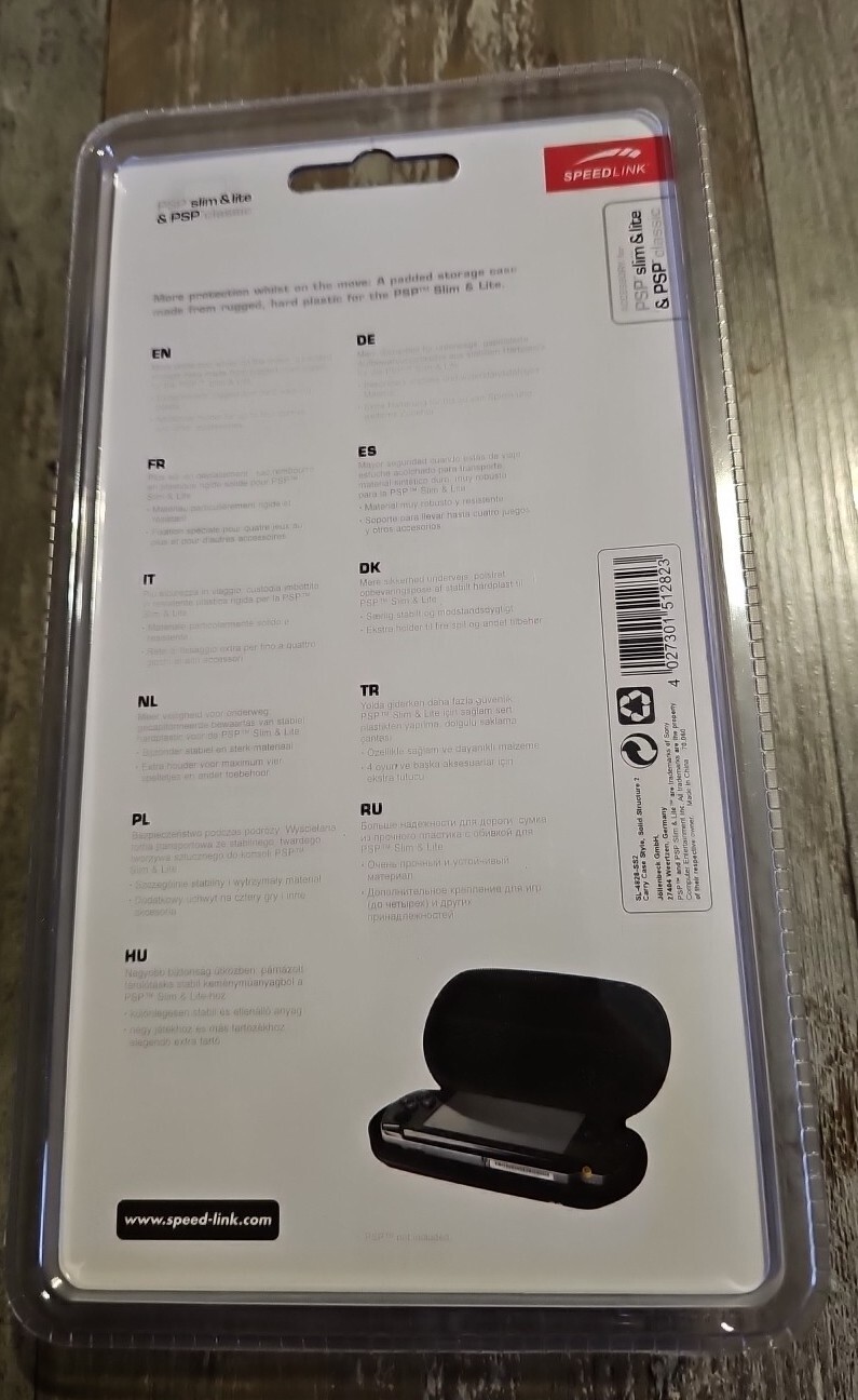 Speedlink HardCase Tasche Hülle Etui für Sony PSP Slim & Lite / Neu