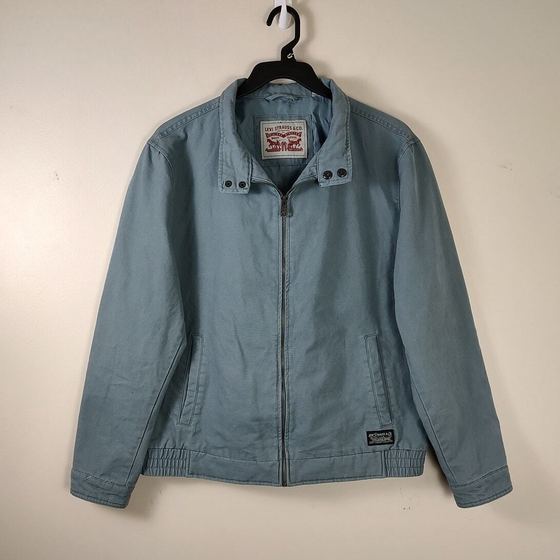 Levis Utility Jacket Vintage Chore  Men M Canvas Field Military