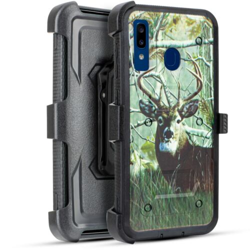 Für Samsung Galaxy A20/A30 Robuste Holster Defender Rüstung Case + Einbaudisplay - Bild 34 von 41
