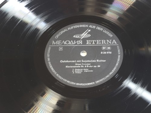 Swjatoslaw Richter GALA-KONZERT MIT Eterna 826975/76 East Germany 1977 - 2 LP - Picture 5 of 5