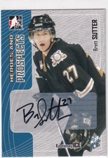 2005-06 IN THE GAME HEROES AND PROSPECTS BRETT SUTTER AUTOGRAPH