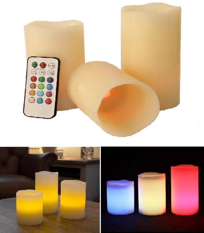 Colour changing led candles sale with remote control