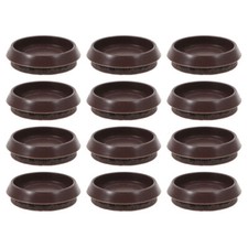 12 Pcs Fixed Caster Cup Bed Wheel Stopper Furniture Grippers Hardwood Floors