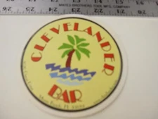 Vintage Clevelander Bar Miami Beach Florida Brewing Related Coaster Beer Mat BIS