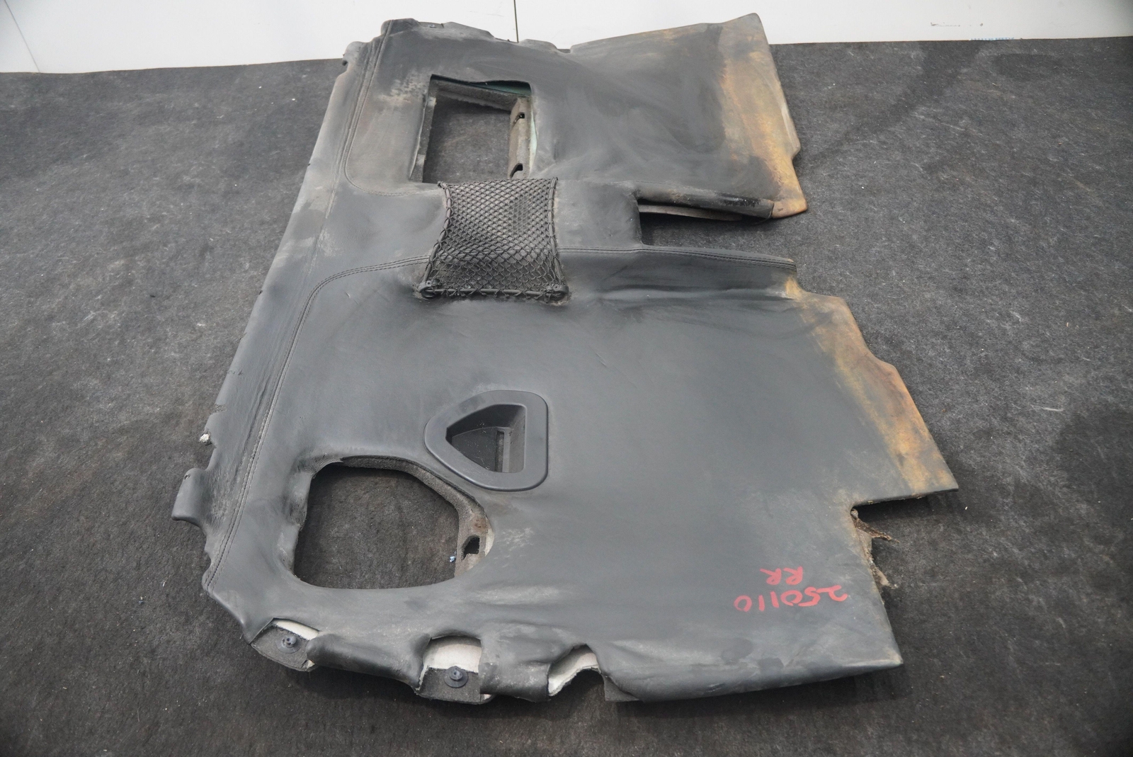Rear Bulkhead Wall Trim Cover Panel Black Leather OEM McLaren 720S 2018 *Note*