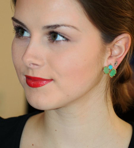 kate spade little gem cluster studs