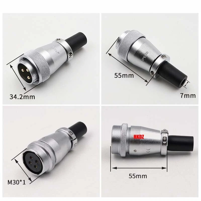 TQ+ZQ 2 3 4 7 8~35 Pins Waterproof Cable ConnectorsWS28 Aviation Plugs Sockets - Image 3 of 4