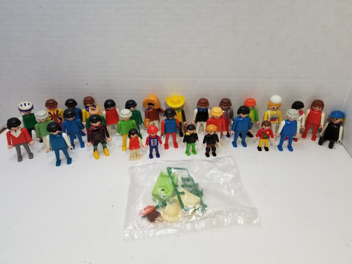 Lot Of 31 Vintage Playmobil Geobra Figures 1974-1991 Various
