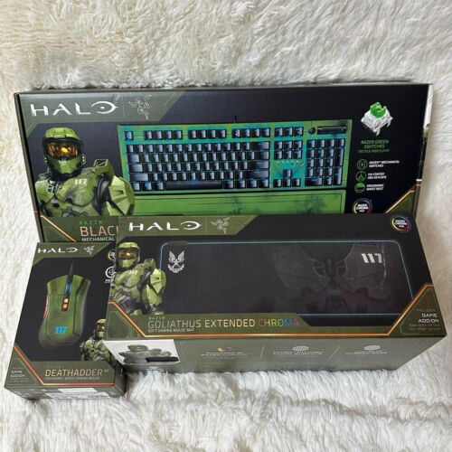 Official Halo Infinite Keyboard, Mouse, and Mousepad Brand New in Sealed Box Set - Picture 1 of 4