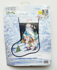 VTG 2001 Candamar Designs Sandra Gilmore Stocking Kit Father Frost Deadstock