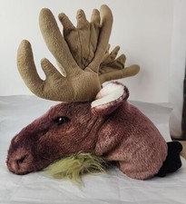 JP LANN Moose Elk Mountain Zoo Brown Antlers Golf Club Driver Head Cover Large