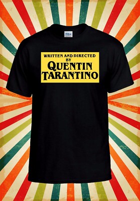 Written by Quentin Tarantino T-Shirt Herren Damen Unisex Baseball T-Shirt Oberteil 3292