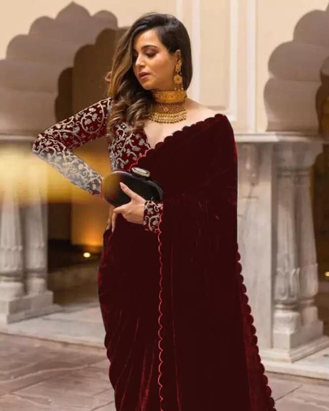 wedding party wear saree