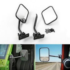 Side View Door Mirrors For Jeep Wrangler Jk Cj Yj Tj 1997-16 Rectangular Mirrors Side View Door Mirrors For Jeep Wrangler Jk Cj Yj Tj 1997-16 Rectangular Mirrors