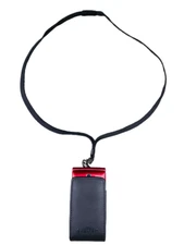 For Consumer Cellular Iris Flip- Around the neck open top leather case