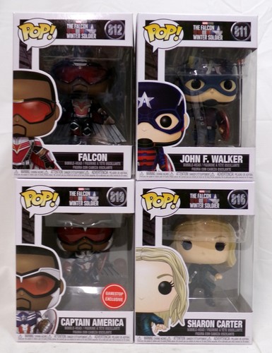 Funko Pop! Marvel Falcon & The Invierno Soldado Lote 811 812 816 819 Walker