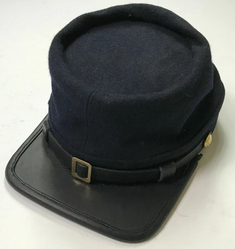CIVIL WAR US UNION INFANTRY NAVY BLUE WOOL KEPI FORAGE CAP HAT--ALL SIZES!!!!