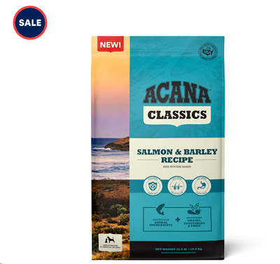 ACANA Classics Salmon & Barley Recipe Dry Dog Food, 22.5 lbs.