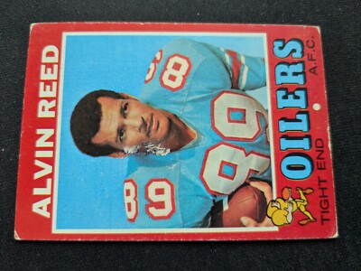 1971 Topps Football Card # 169 Alvin Reed RC - Houston Oilers (P) | eBay