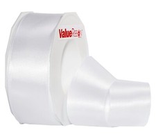 Value Ribbon Double Face Satin Ribbon 1.5" X 25 YD White Ribbon for Gift Wrap...